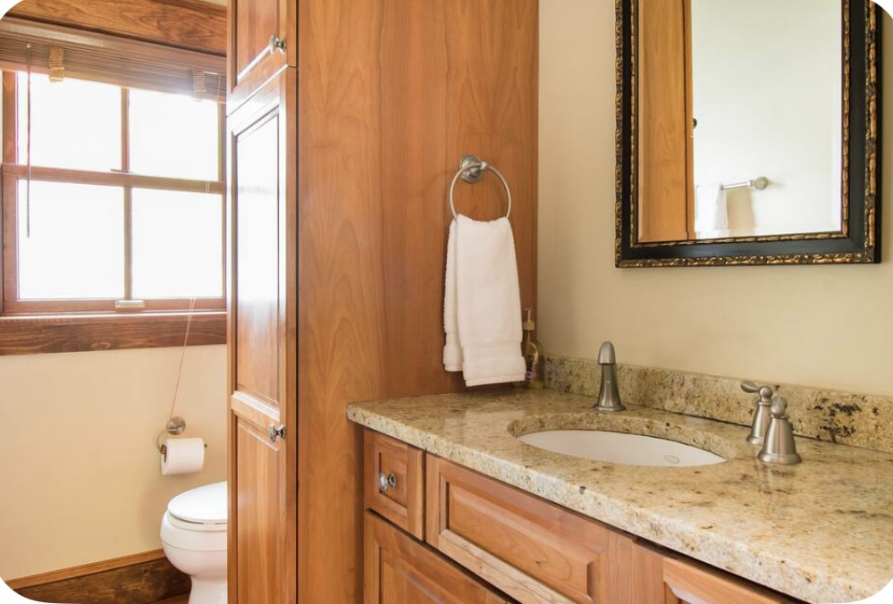 Hall bathroom upstairs