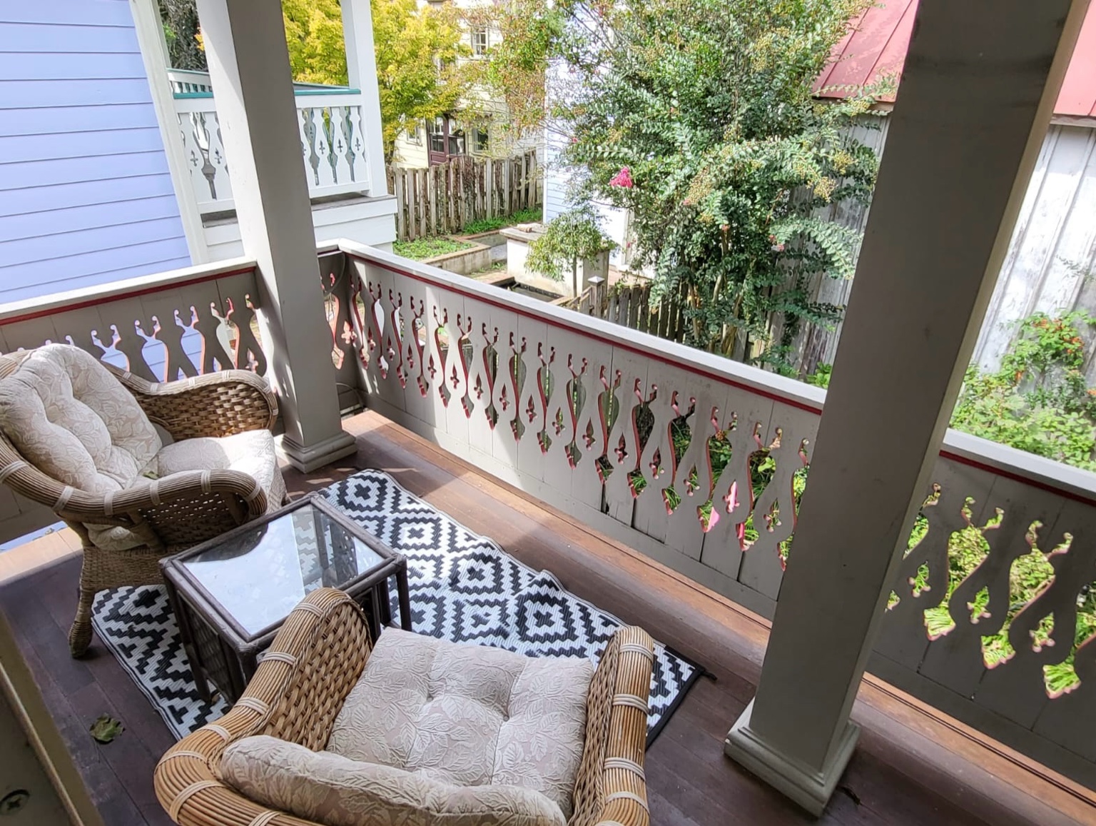 Primary suite private balcony